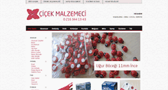 Desktop Screenshot of cicekmalzemeci.com